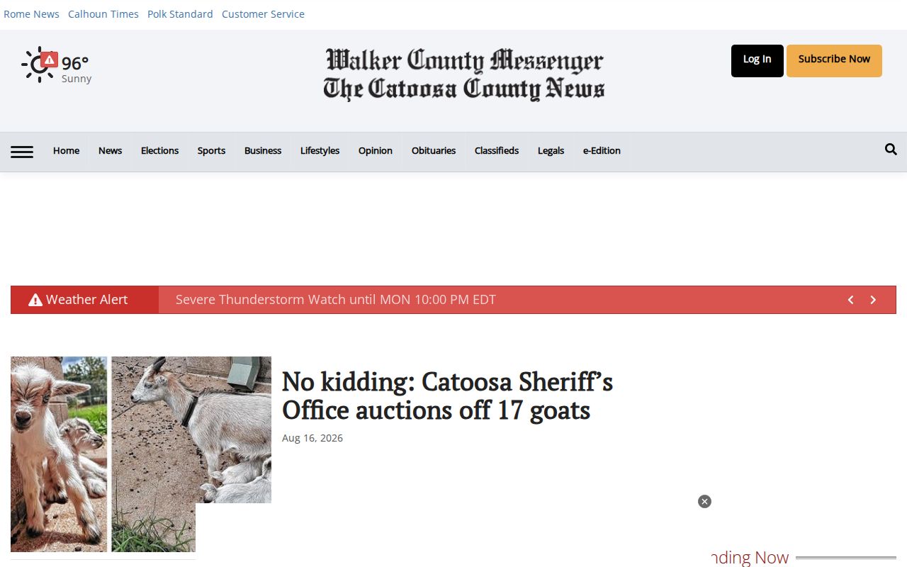 Walker County Messenger and Northwest Georgia News crime news and public-safety coverage